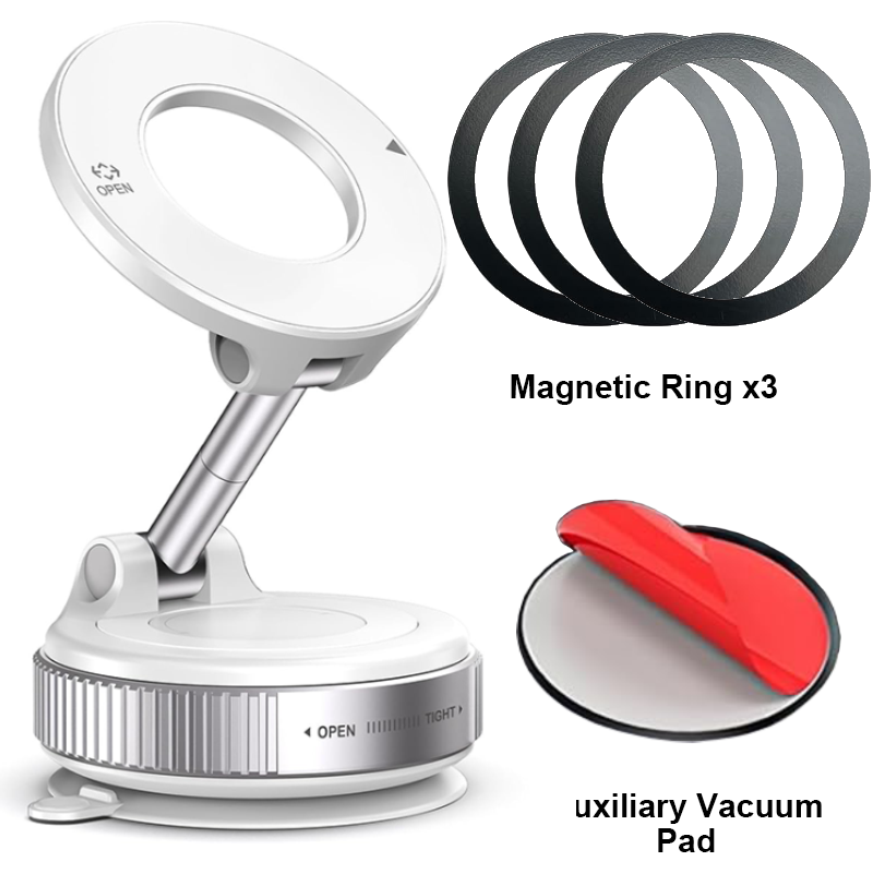 Magnetic Car Phone Holder 360° – Strong Grip Mount