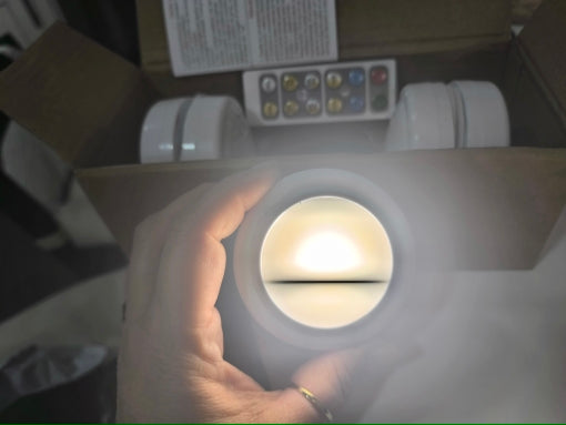 Pack of 3 Wireless LED Night Lights with Remote Control – Ultra-Bright