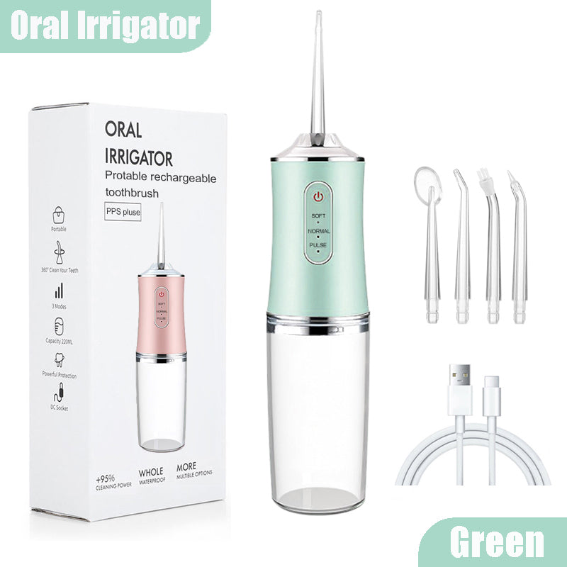 Portable Water Flosser for Fresh Breath & Deep Teeth Cleaning