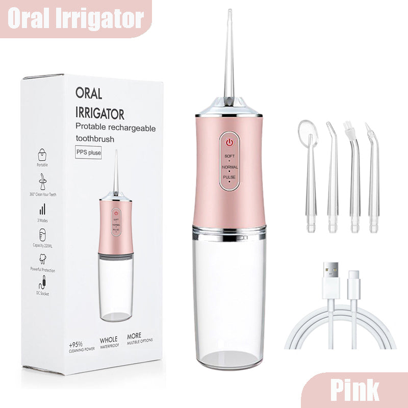 Portable Water Flosser for Fresh Breath & Deep Teeth Cleaning