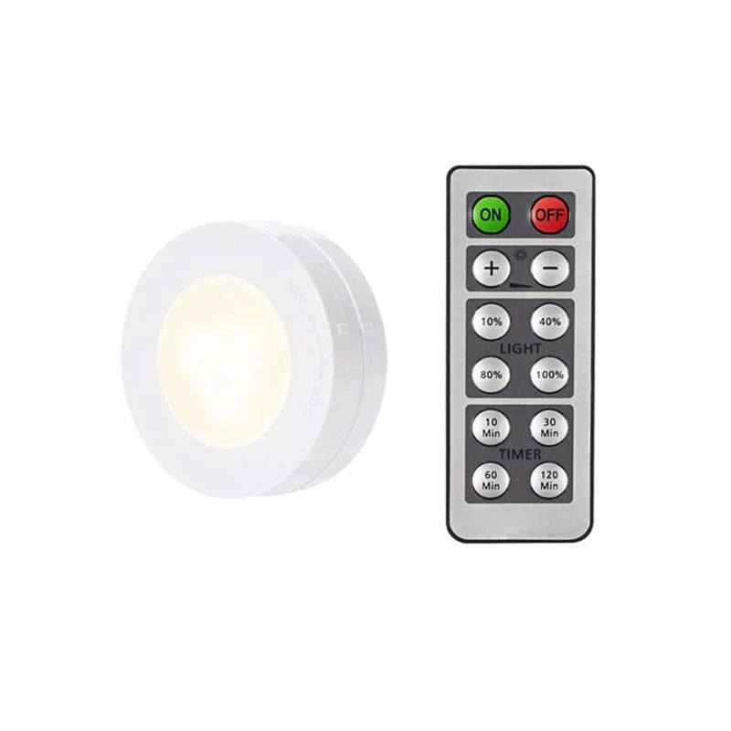 Pack of 3 Wireless LED Night Lights with Remote Control – Ultra-Bright