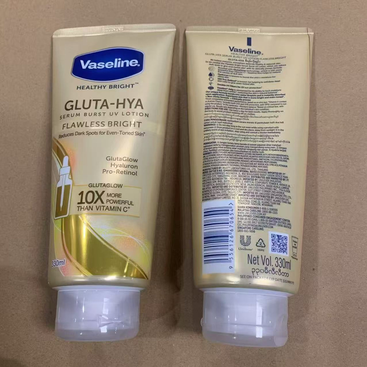 Vaseline - Gluta-HYA Lotion Flawless Bright - 330ml