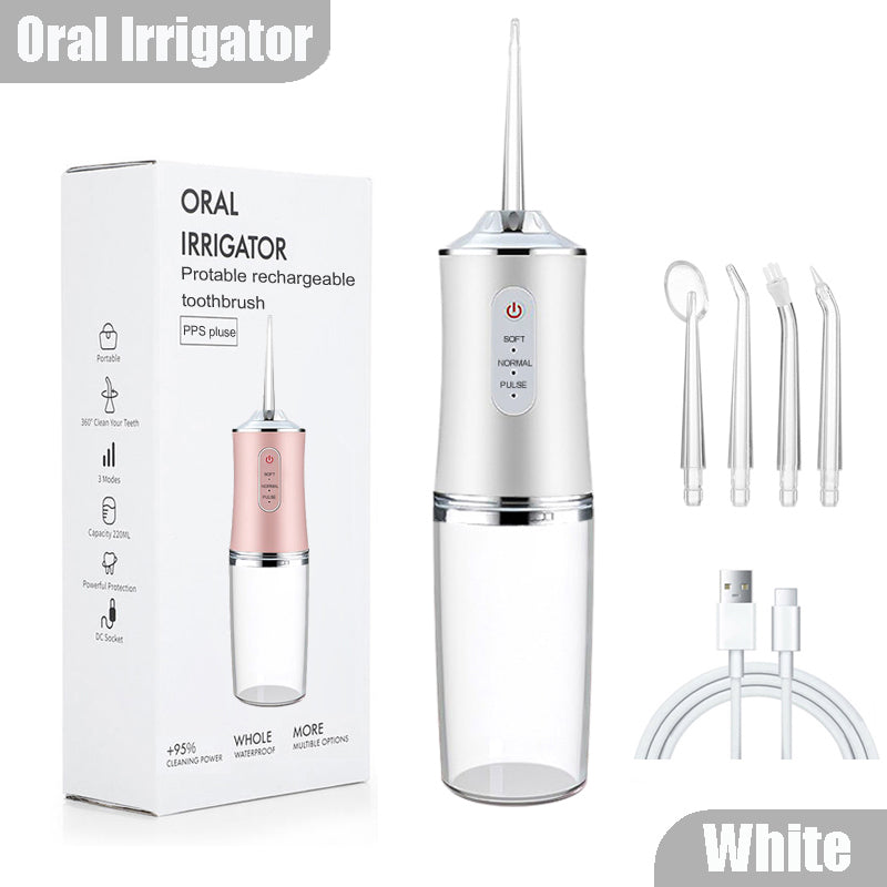 Portable Water Flosser for Fresh Breath & Deep Teeth Cleaning
