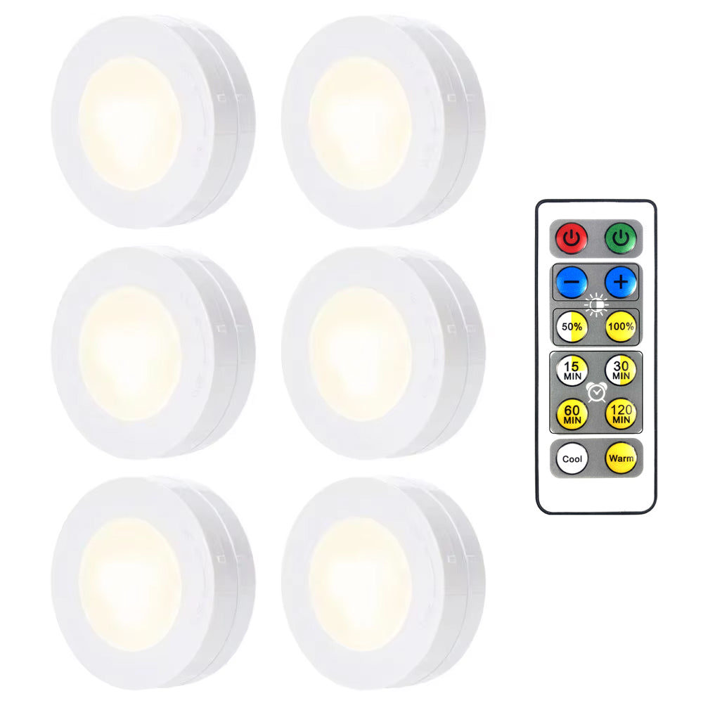 Pack of 3 Wireless LED Night Lights with Remote Control – Ultra-Bright