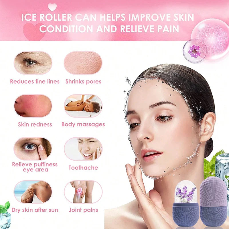 Upgraded Ice Ball Face Eye Roller Reusable Facial Skin Care Tool