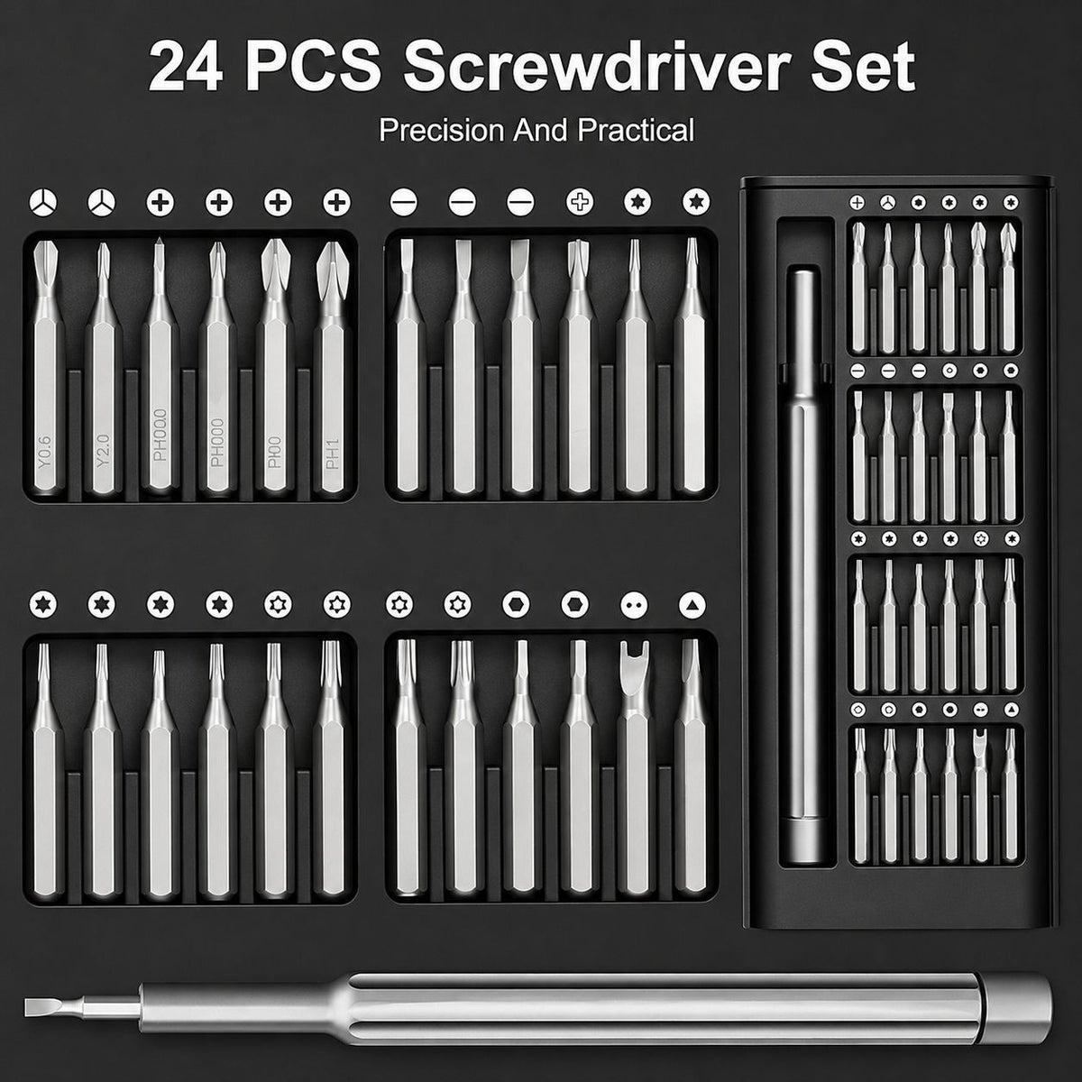 24 in 1 Screw Driver Set