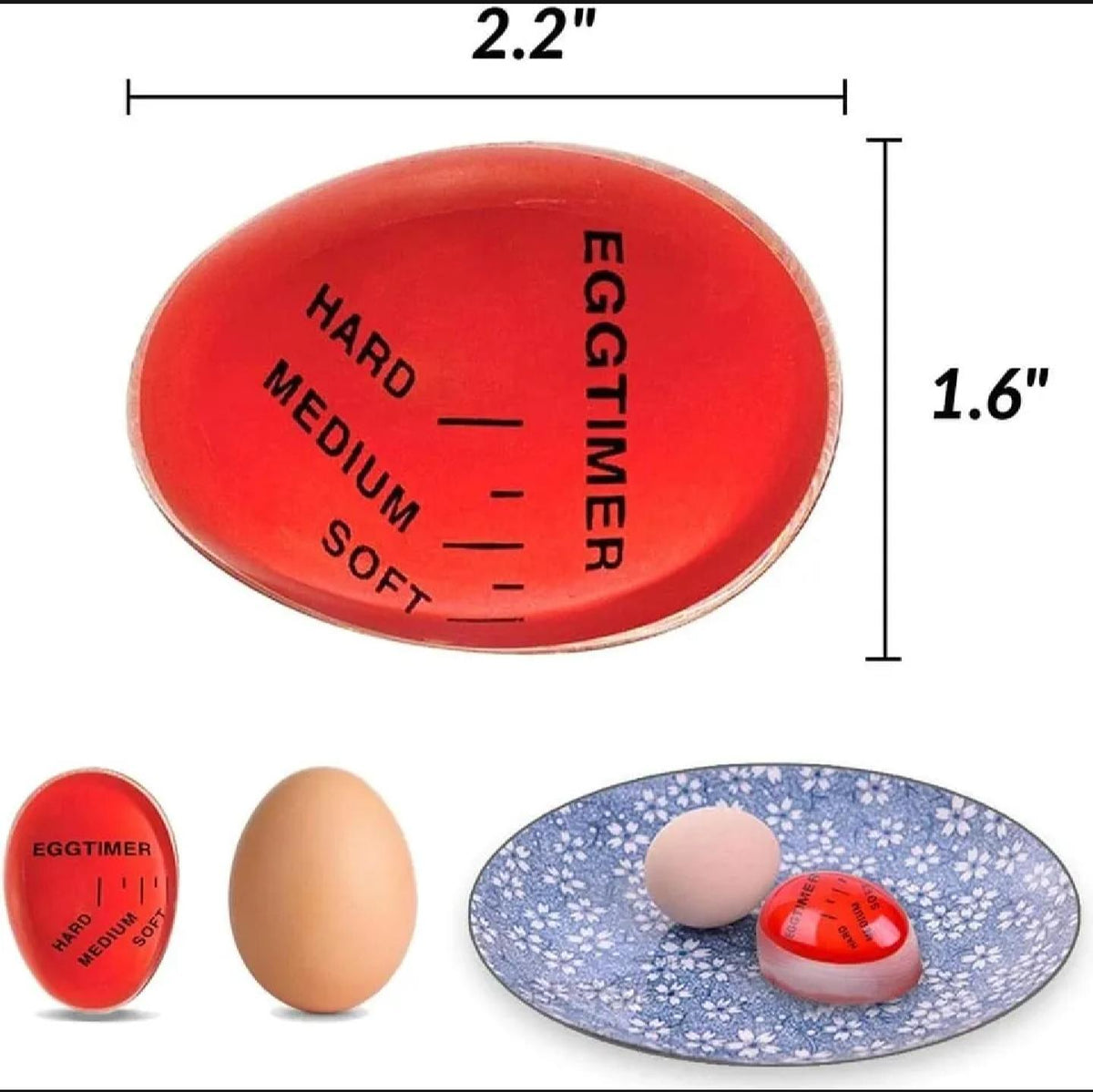 Egg Timer-Color Changing Boiled Egg Indicator