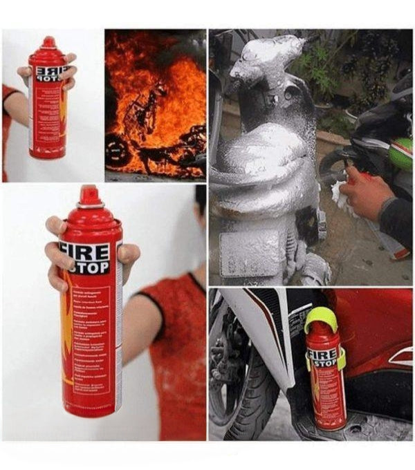 Portable Mini Fire Extinguisher, Fire Stopper Spray 500 Ml
