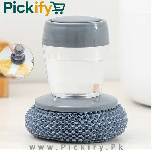 Soap Dispenser Palm Scrub Brush