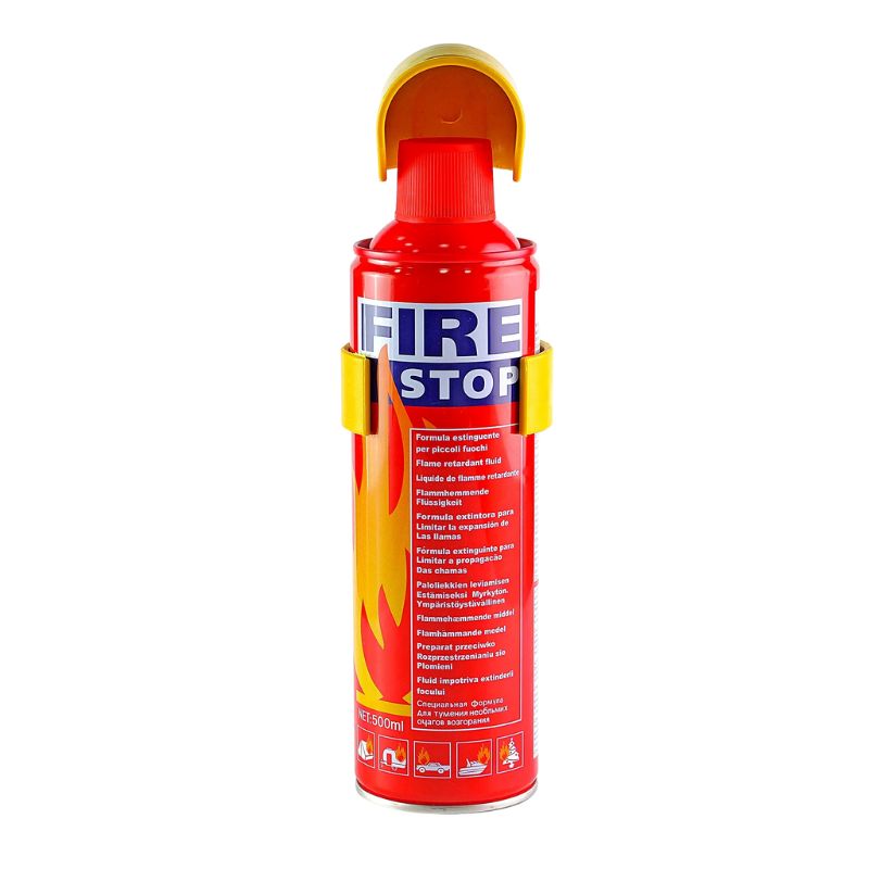 Portable Mini Fire Extinguisher, Fire Stopper Spray 500 Ml