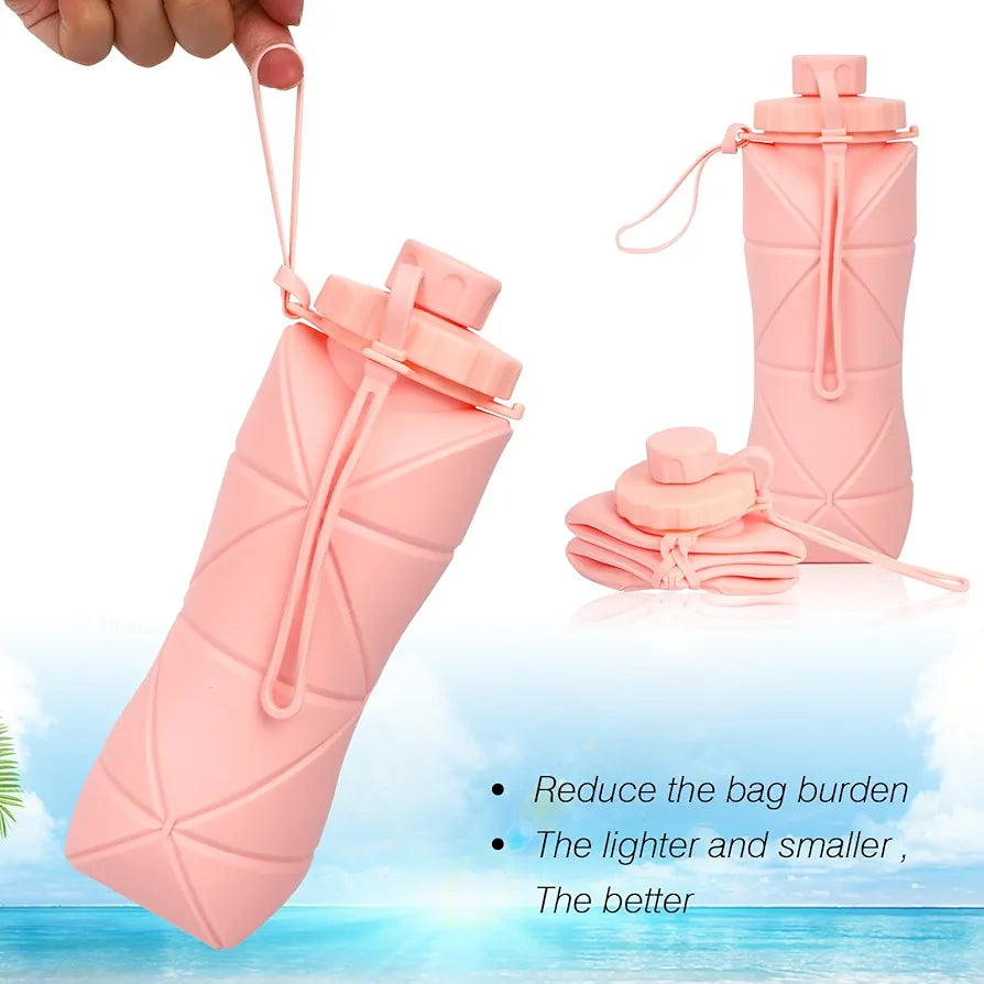 Foldable Water Bottle, 600 Ml