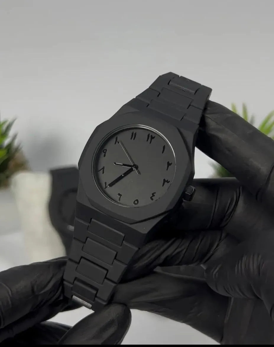 Arabic Aura Watch, Black