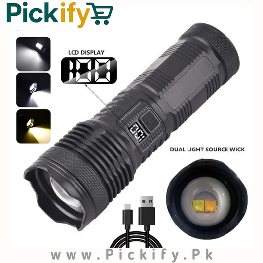 Rechargeable High-Brightness Flashlight
