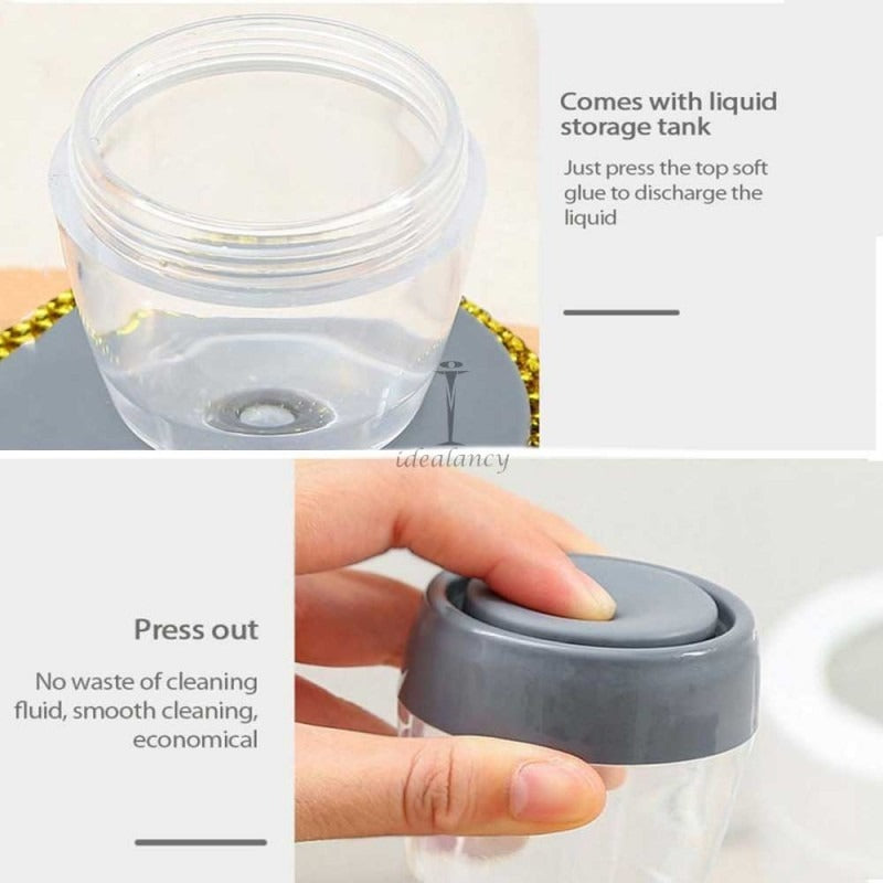 Soap Dispenser Palm Scrub Brush
