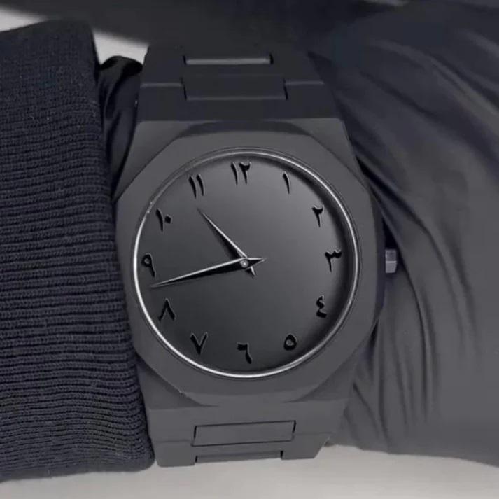 Arabic Aura Watch, Black