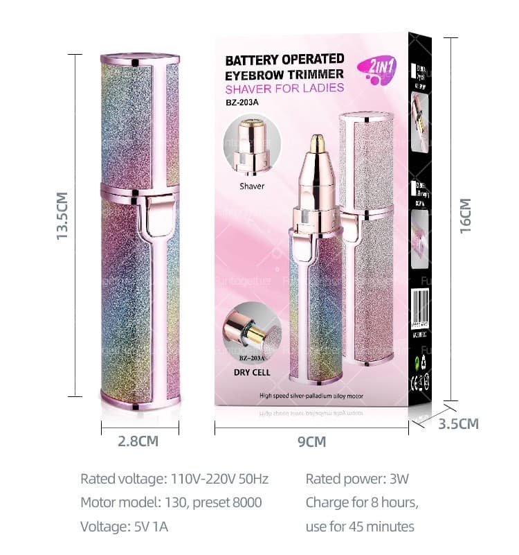 2 in 1 Eyebrow & Facial Hair Remover